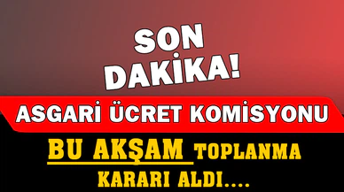 Asgari Ücret Belli Oluyor
