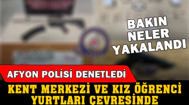 Polis denetiminde ele geçirilenler hayrete düşürdü