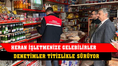 Sinanpaşa'da denetimler devam ediyor