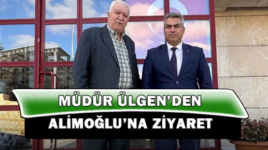 Müdür Ülgen’den İbrahim Alimoğlu’na ziyaret