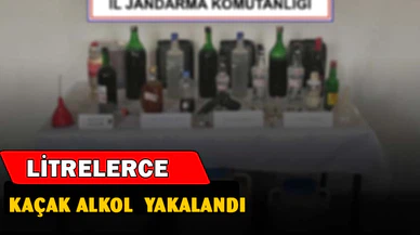 Afyonkarahisar’da litrelerce sahte kaçak alkol ele geçirildi