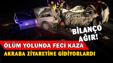 Ölüm younda feci kaza! Afyonlu Aile Hayatını Kaybetti