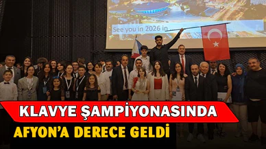 Klavye şampiyonasında Afyonkarahisarlı öğrenci derece elde etti