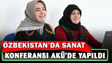 “Özbekistan’da Sanat” konferansı düzenlendi