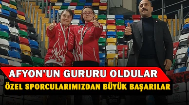 Türkiye Şampiyonasında Afyonkarahisarlı özel sporcuların büyük başarısı