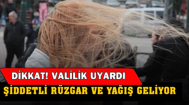 Kuvvetli Rüzgar ve Fırtınaya Dikkat