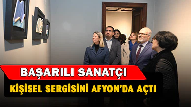 Çobanlı’nın kişisel seramik sergisi açıldı