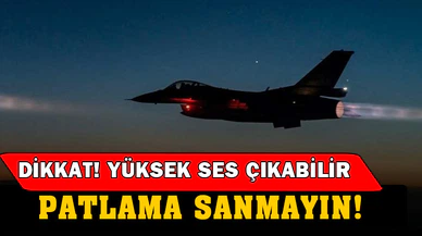 Dikkat! Yüksek ses çıkabilir