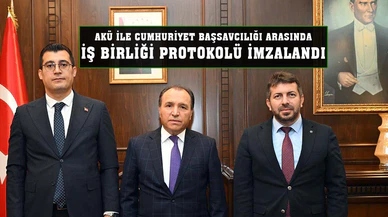 AKÜ ile Cumhuriyet Başsavcılığı arasında iş birliği protokolü imzalandı