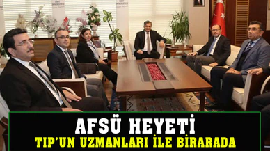 AFSÜ heyeti tıpta uzmanlık eğitimi veren kurumları ziyaret etti