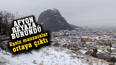 Afyonkarahisar beyaza büründü