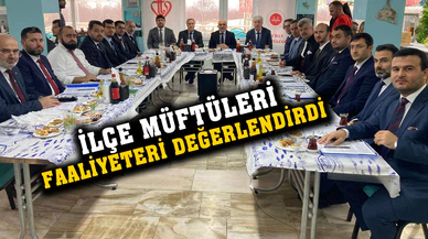 İlçe müftüleri değerlendirme toplantısında konuştu
