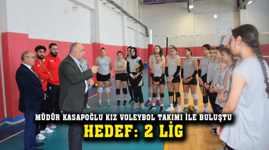 İl Müdürü Kasapoğlu: " Hedef İkinci Lig"