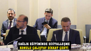 Rektör Okumuş, Sağlık eğitiminde dijitalleşme konulu çalıştaya katıldı