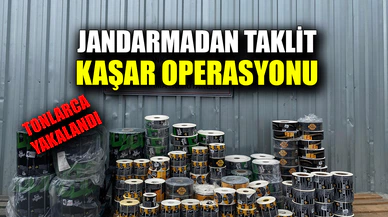 Jandarmadan taklit ürün operasyonu