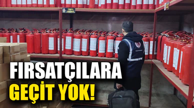 Yangın tüpü satan iş yerlerine yönelik fiyat denetimi