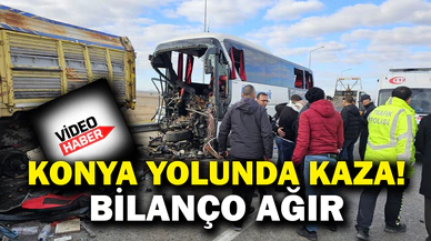 Yolcu otobüsü kamyona arkadan çarptı: 3 ölü, 33 yaralı
