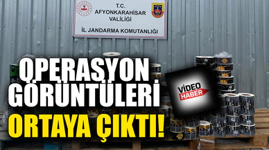 Taklit peynir üretim tesisine yapılan operasyon jandarma kamerasına yansıdı