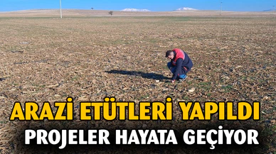 Dazkırı’da tarım arazisi etüt çalışması yapıldı