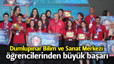 Dumlupınar Bilim ve Sanat Merkezi öğrencilerinden büyük başarı