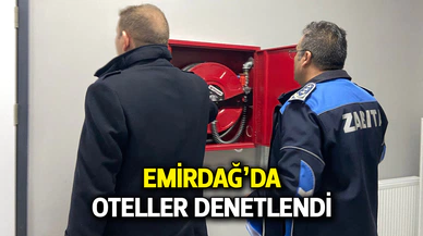 Emirdağ’da oteller denetlendi