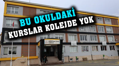 Bu okulun öğrencileri okul sonrası soluğu atölye ve salonlarda alıyor
