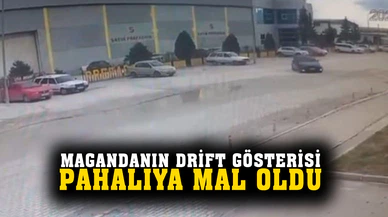 Fabrika önünde drift pahalıya mal oldu