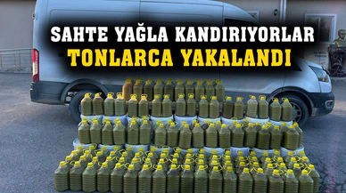Jandarma sahte zeytinyağı ve salça ele geçirdi