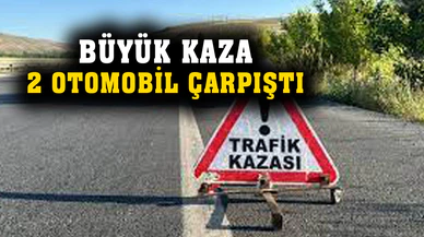 İki otomobilin çarpıştığı kazada sürücülerden biri yaralandı