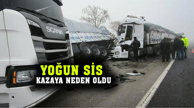 Afyonkarahisar’da tır kazası