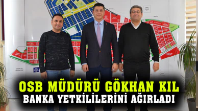 Türkiye İş Bankası yetkililerinden Afyon OSB Bölge Müdürü Kıl'a ziyaret