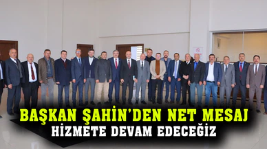 Şahin, “Afyonkarahisar için durmak yok, yola devam”