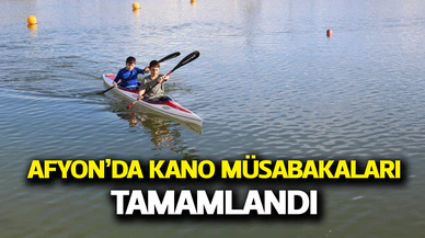 Okul sporları kano müsabakaları tamamlandı