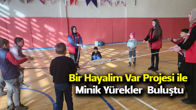 Bir Hayalim Var Projesi ile Minik Yürekler Gençlik Merkezi’nde Buluştu