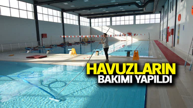 Sandıklı’da havuzların bakımı gerçekleştirildi