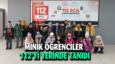 Miniklerden 112’ye ziyaret
