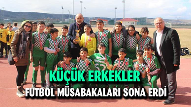 Küçük erkekler futbol müsabakaları sona erdi