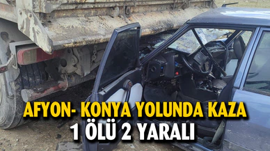 Afyonkarahisar’da kaza 1 ölü