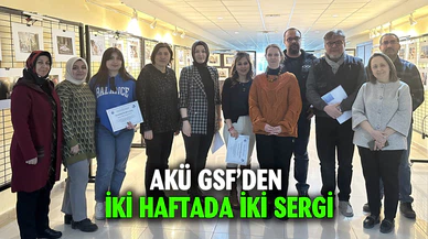 AKÜ GSF’den iki haftada iki sergi