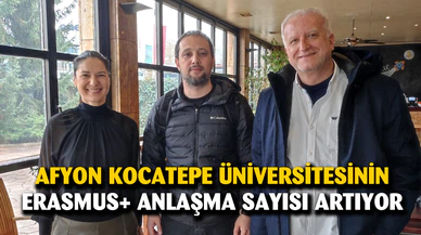 Afyon Kocatepe Üniversitesinin Erasmus+ Anlaşma Sayısı Artıyor