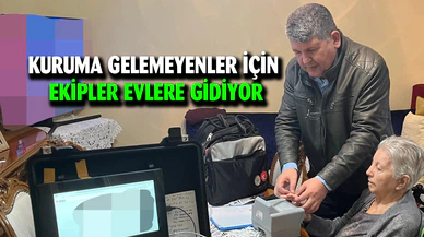 Hasta, yaşlı ve engellilere evde çipli kimlik kartı hizmeti