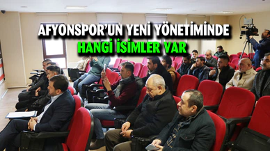 Afyonspor’da yeni yönetim belirlendi