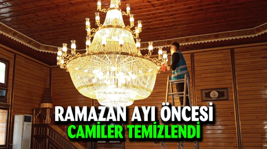 Erkmen Belediyesi Ramazan öncesi camileri temizledi