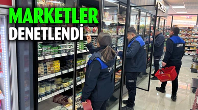 Dinar Belediyesi’nden marketlere sıkı denetim
