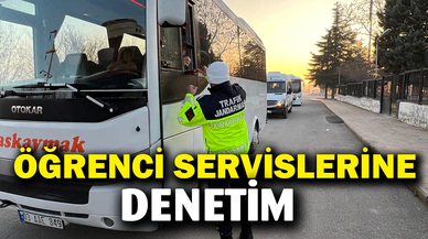 Öğrenci taşıyan servis araçlarına yönelik denetim