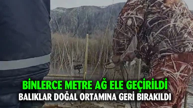 Afyonkarahisar’da su ürünleri kaçak avcılığına geçit yok
