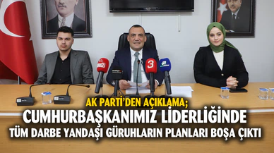 AK Parti darbe ve vesayet odaklarını teker teker bozguna uğratmıştır