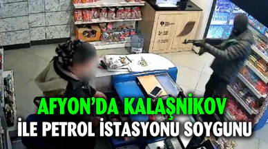 Sahte kalaşnikofla girdiği akaryakıt istasyonunu böyle soydu