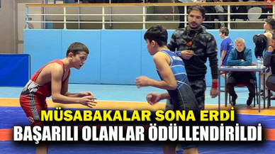 Grekoromen güreş müsabakaları sona erdi
