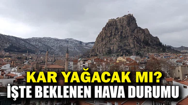 Afyonkarahisar’da kar yağacak mı?